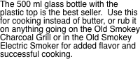 The 500 ml glass bottle