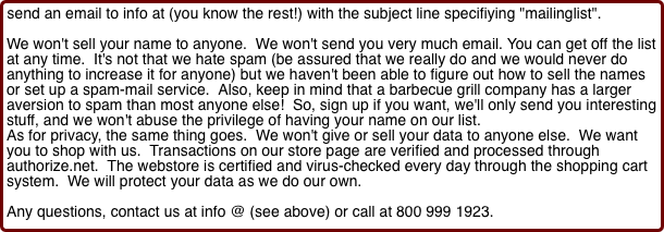 send an email to info